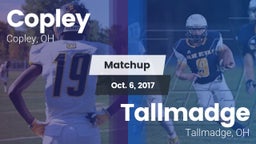 Matchup: Copley  vs. Tallmadge  2017