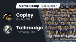 Recap: Copley  vs. Tallmadge  2017
