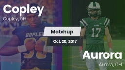 Matchup: Copley  vs. Aurora  2017