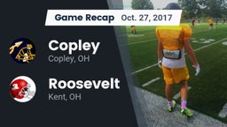 Recap: Copley  vs. Roosevelt  2017