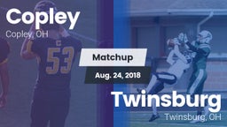 Matchup: Copley  vs. Twinsburg  2018