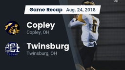Recap: Copley  vs. Twinsburg  2018