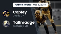 Recap: Copley  vs. Tallmadge  2018
