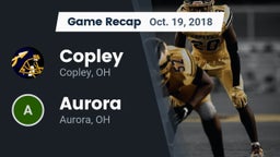 Recap: Copley  vs. Aurora  2018