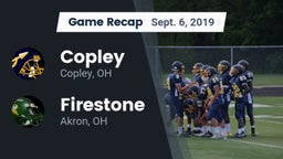 Recap: Copley  vs. Firestone  2019