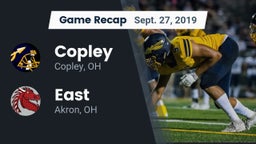 Recap: Copley  vs. East  2019