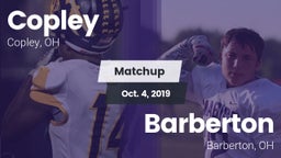 Matchup: Copley  vs. Barberton  2019