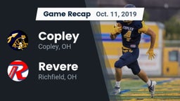Recap: Copley  vs. Revere  2019
