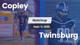 Matchup: Copley  vs. Twinsburg  2020