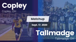 Matchup: Copley  vs. Tallmadge  2020