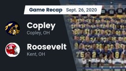 Recap: Copley  vs. Roosevelt  2020