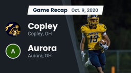Recap: Copley  vs. Aurora  2020