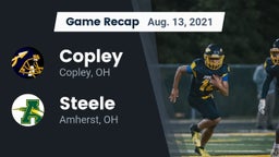 Recap: Copley  vs. Steele  2021