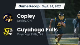Recap: Copley  vs. Cuyahoga Falls  2021