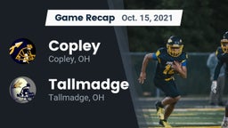 Recap: Copley  vs. Tallmadge  2021