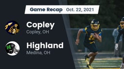 Recap: Copley  vs. Highland  2021