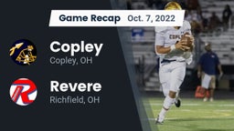 Recap: Copley  vs. Revere  2022