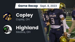Recap: Copley  vs. Highland  2023