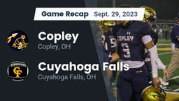 Recap: Copley  vs. Cuyahoga Falls  2023