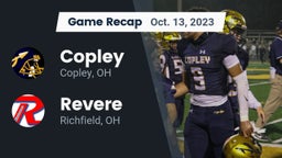 Recap: Copley  vs. Revere  2023