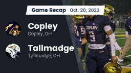 Recap: Copley  vs. Tallmadge  2023