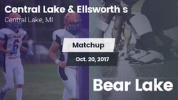 Matchup: Central Lake & vs. Bear Lake  2017