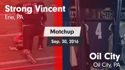 Matchup: Strong Vincent vs. Oil City  2016