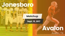 Matchup: Jonesboro vs. Avalon  2017