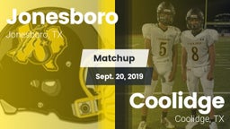 Matchup: Jonesboro vs. Coolidge  2019