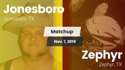 Matchup: Jonesboro vs. Zephyr  2019