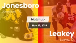 Matchup: Jonesboro vs. Leakey  2019