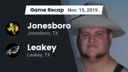 Recap: Jonesboro  vs. Leakey  2019