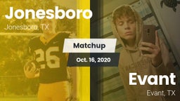 Matchup: Jonesboro vs. Evant  2020
