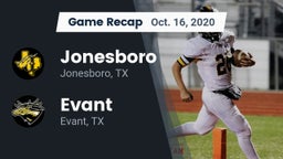 Recap: Jonesboro  vs. Evant  2020