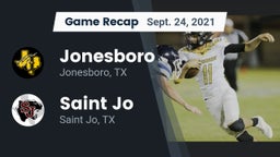 Recap: Jonesboro  vs. Saint Jo  2021