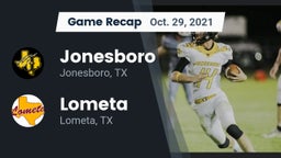 Recap: Jonesboro  vs. Lometa  2021
