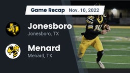 Recap: Jonesboro  vs. Menard  2022