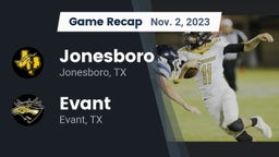 Recap: Jonesboro  vs. Evant  2023