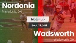 Matchup: Nordonia vs. Wadsworth  2017