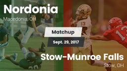 Matchup: Nordonia vs. Stow-Munroe Falls  2017