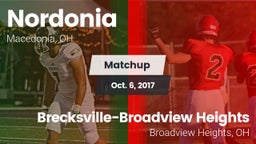Matchup: Nordonia vs. Brecksville-Broadview Heights  2017