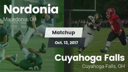 Matchup: Nordonia vs. Cuyahoga Falls  2017