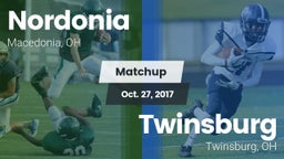 Matchup: Nordonia vs. Twinsburg  2017