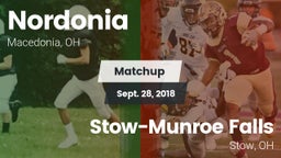Matchup: Nordonia vs. Stow-Munroe Falls  2018