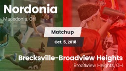 Matchup: Nordonia vs. Brecksville-Broadview Heights  2018