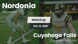 Matchup: Nordonia vs. Cuyahoga Falls  2018