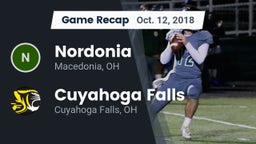 Recap: Nordonia  vs. Cuyahoga Falls  2018