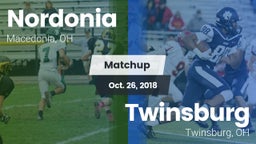 Matchup: Nordonia vs. Twinsburg  2018