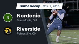 Recap: Nordonia  vs. Riverside  2018