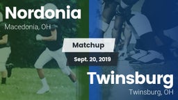Matchup: Nordonia vs. Twinsburg  2019